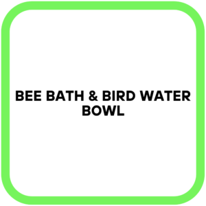 Bee Bath & Bird Water Bowl
