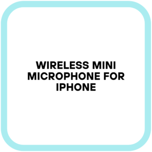 Wireless Mini Microphone for iPhone