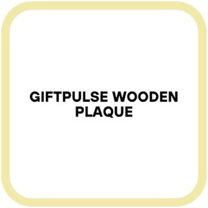 GIFTPULSE Wooden Plaque