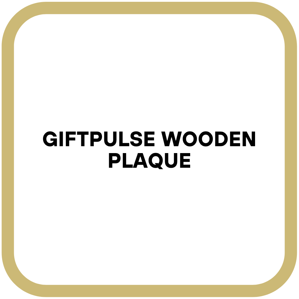 GIFTPULSE Wooden Plaque