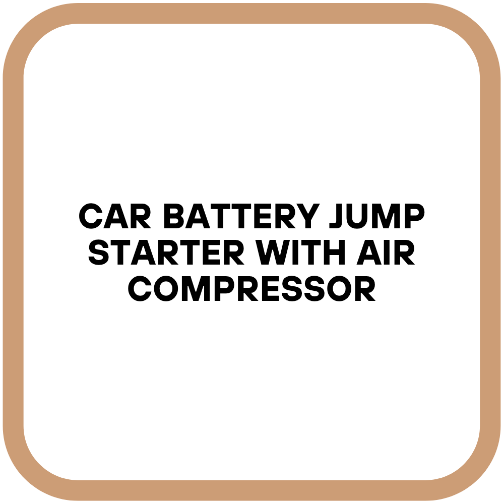 Car Battery Jump Starter with Air Compressor