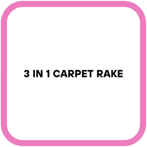 3 in 1 Carpet Rake