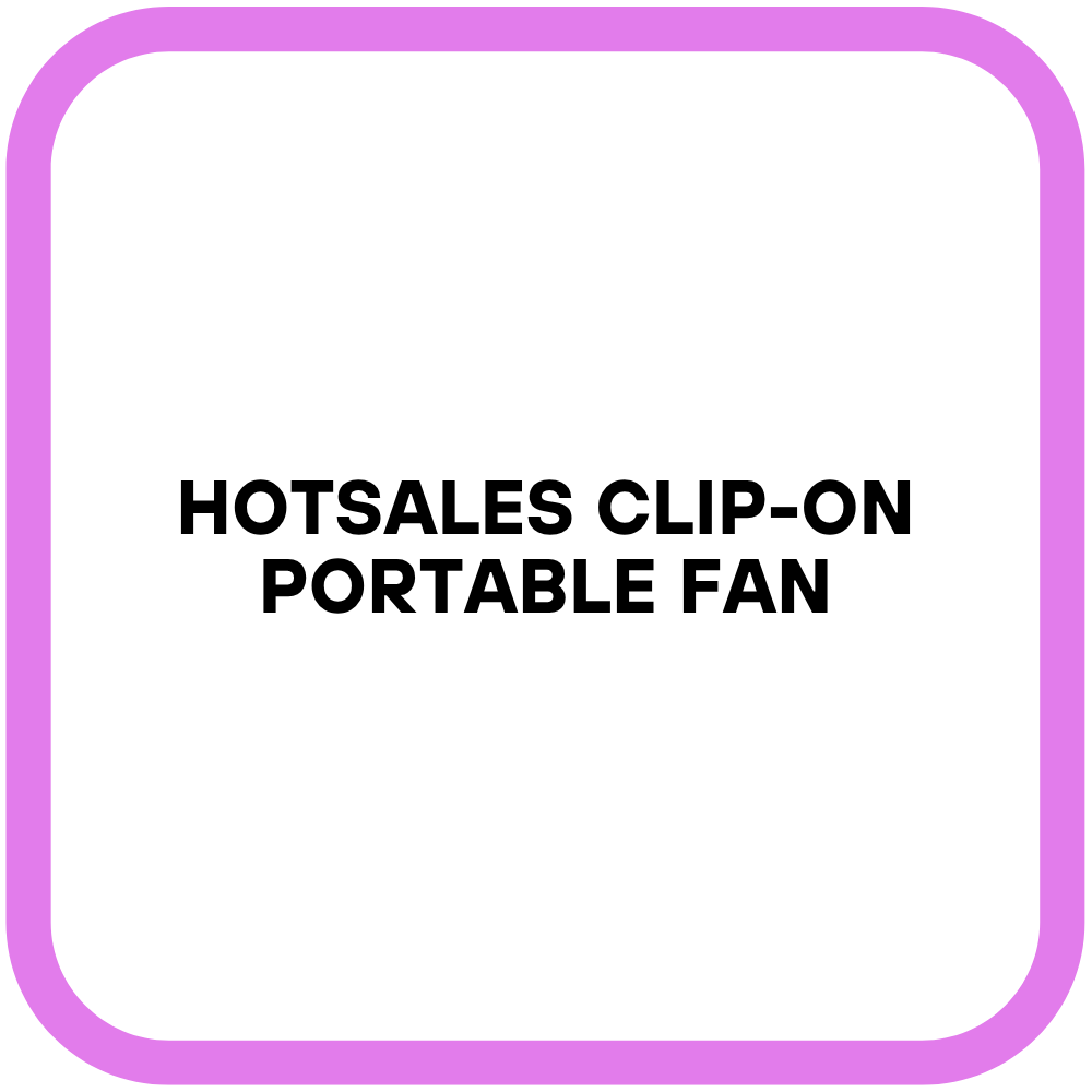 Hotsales Clip-On Portable Fan