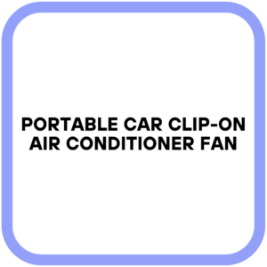 Portable Car Clip-On Air Conditioner Fan