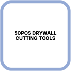 50Pcs Drywall Cutting Tools