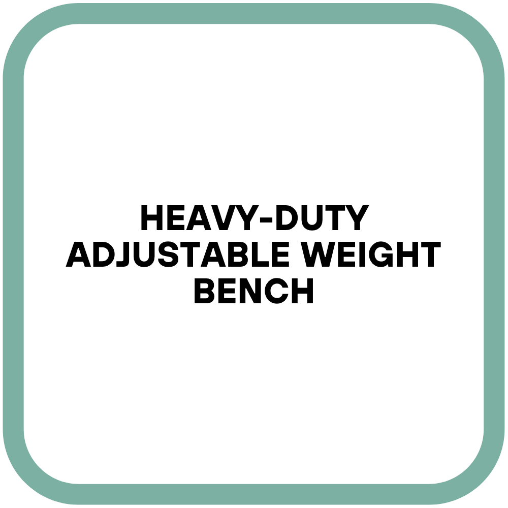 Heavy-Duty Adjustable Weight Bench