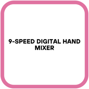 9-Speed Digital Hand Mixer