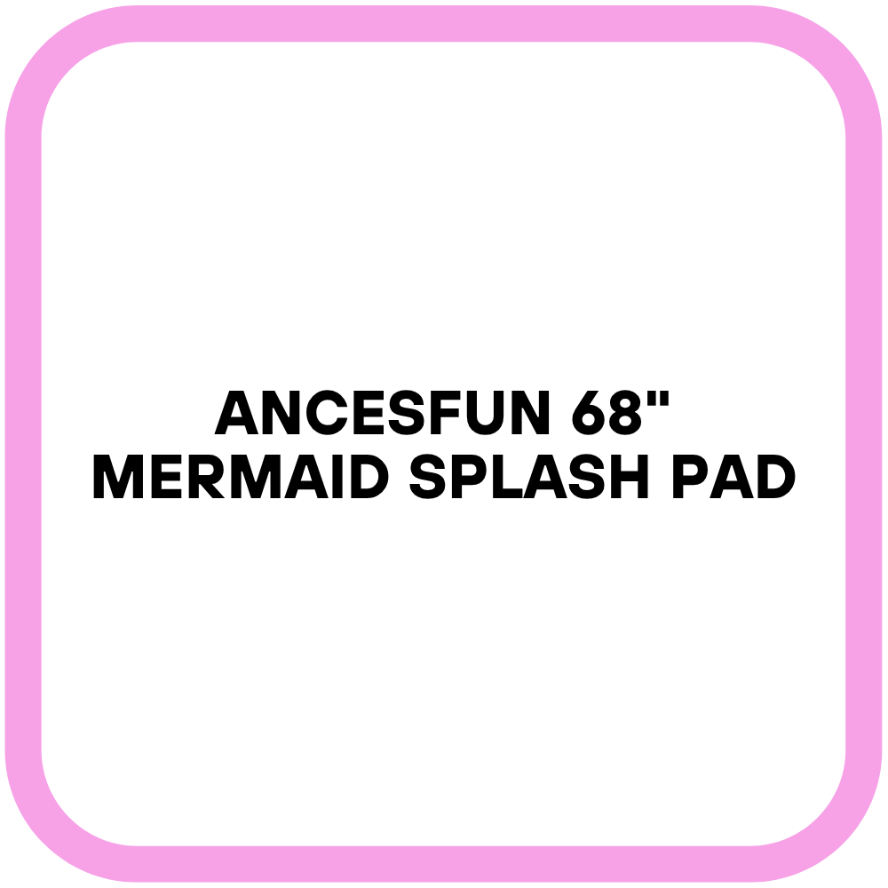 Ancesfun 68" Mermaid Splash Pad