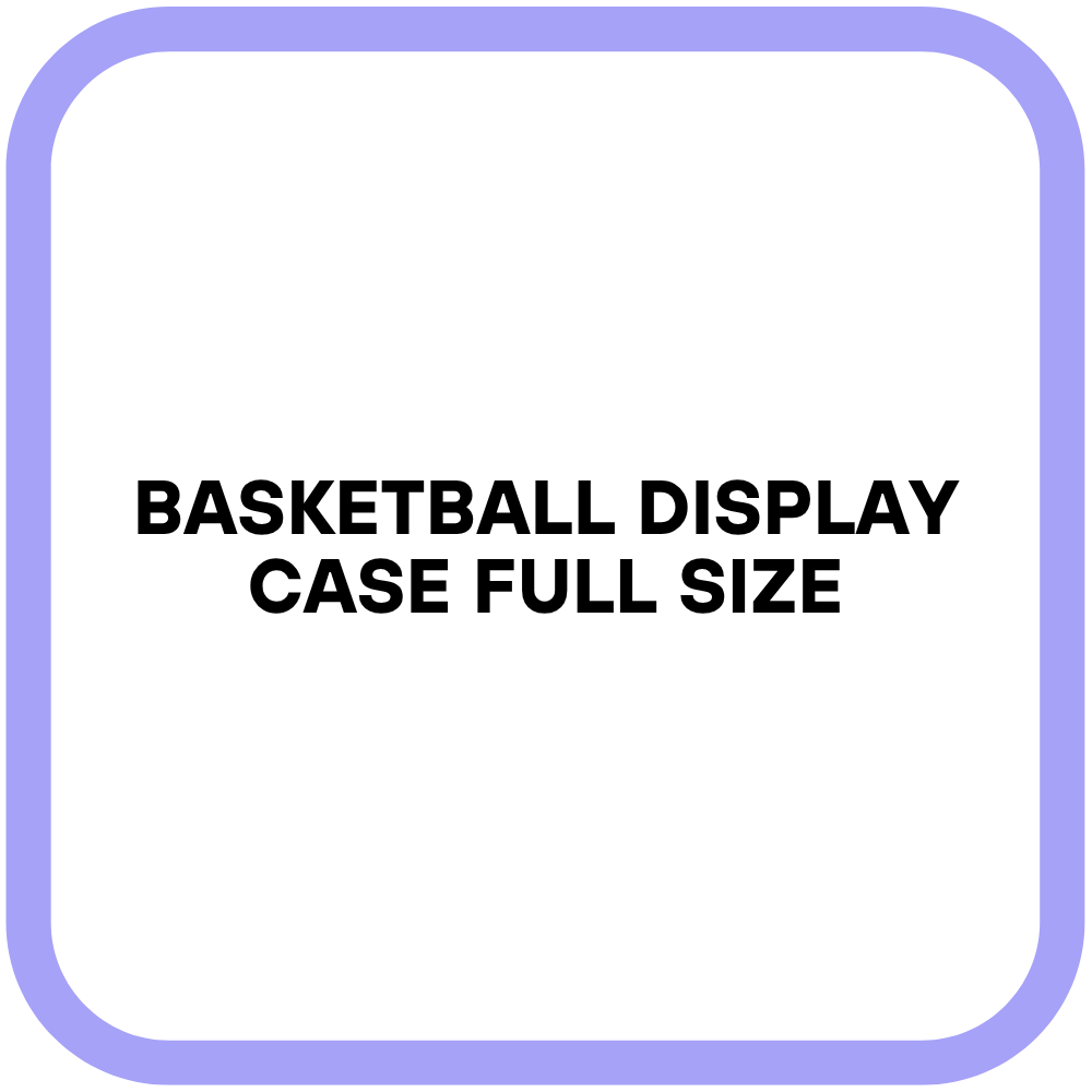 Basketball Display Case Full Size