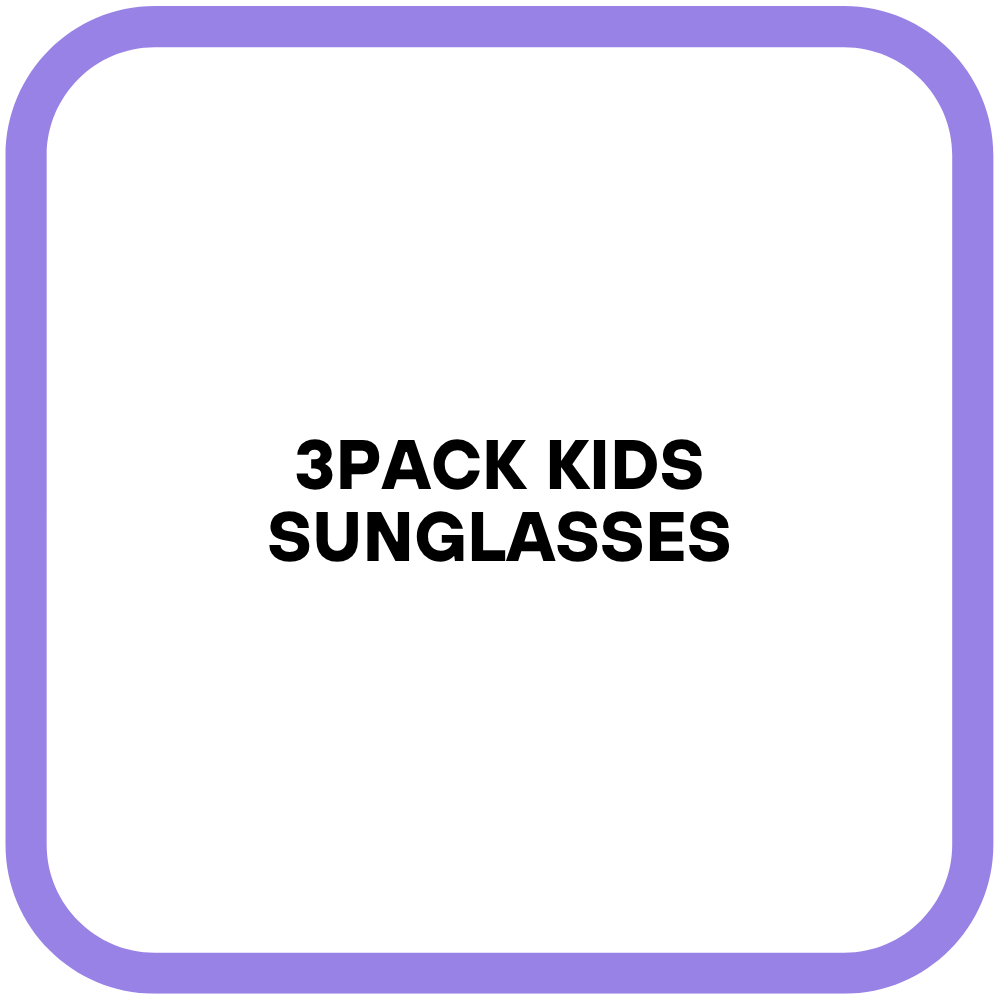3PACK Kids Sunglasses
