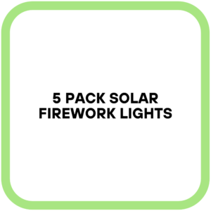 5 Pack Solar Firework Lights