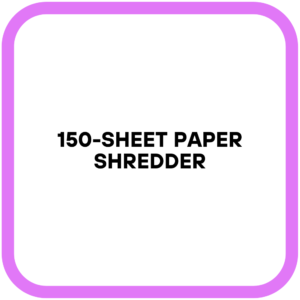 150-Sheet Paper Shredder