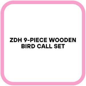 ZDH 9-Piece Wooden Bird Call Set