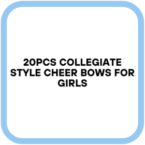 20pcs Collegiate Style Cheer Bows for Girls