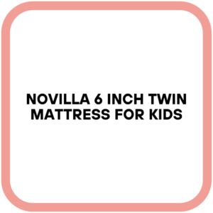 Novilla 6 Inch Twin Mattress for Kids