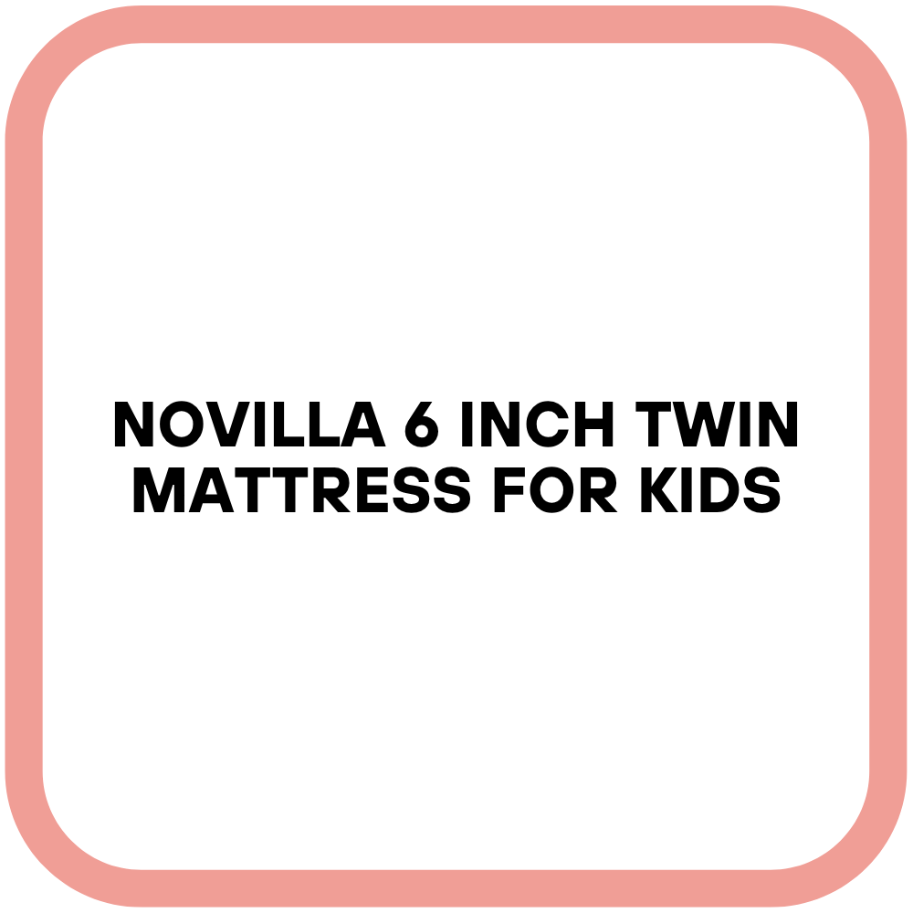Novilla 6 Inch Twin Mattress for Kids