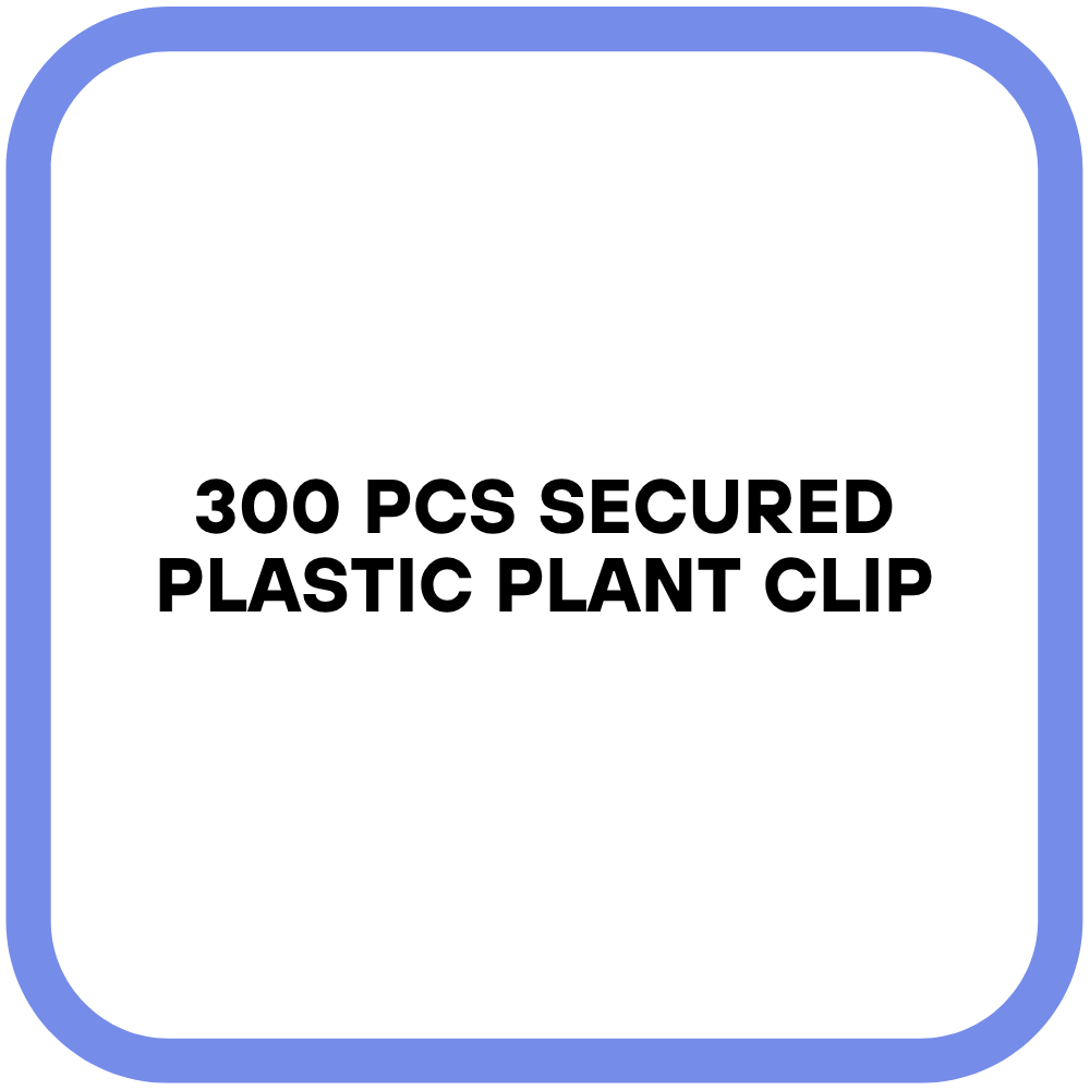 300 PCS Secured Plastic Plant Clip