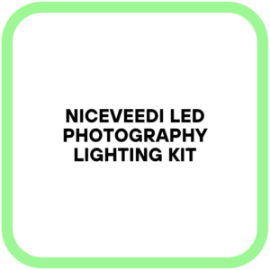 NiceVeedi LED Photography Lighting Kit