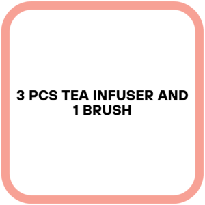 3 Pcs Tea Infuser and 1 Brush