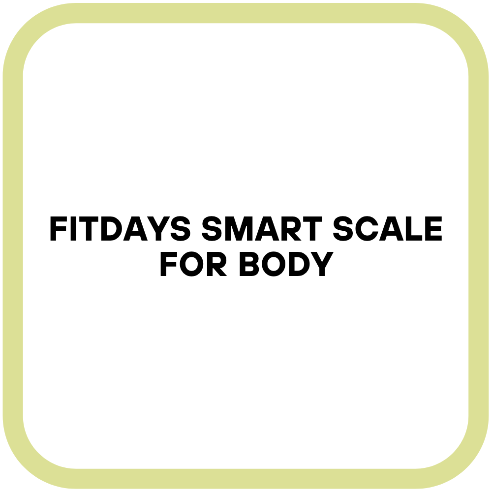 Fitdays Smart Scale for Body