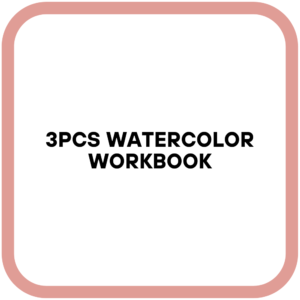 3Pcs Watercolor Workbook