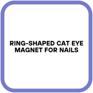 Ring-Shaped Cat Eye Magnet for Nails