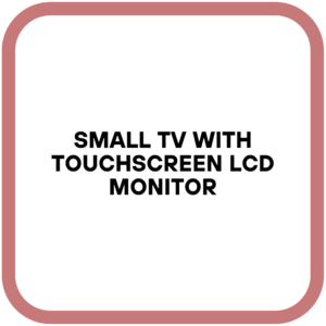 Small TV with Touchscreen LCD Monitor