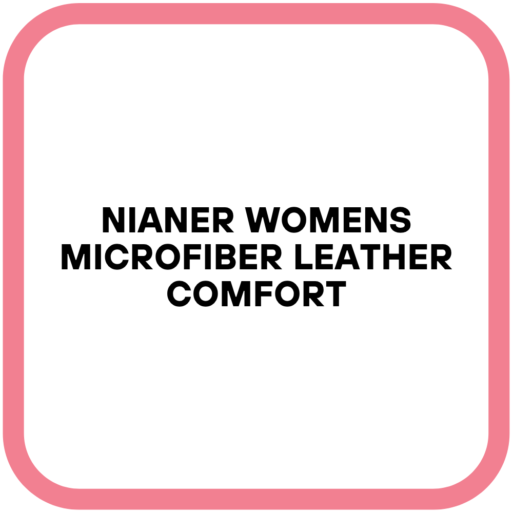 NianEr Womens Microfiber Leather Comfort