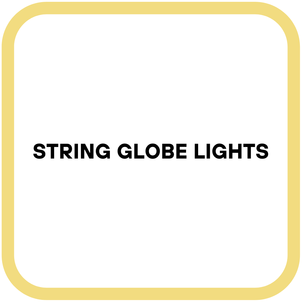String Globe Lights