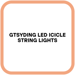GTSYDING LED Icicle String Lights