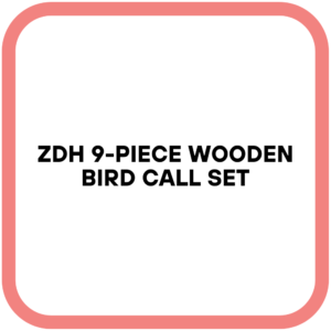 ZDH 9-Piece Wooden Bird Call Set