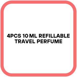 4PCS 10 ml Refillable Travel Perfume