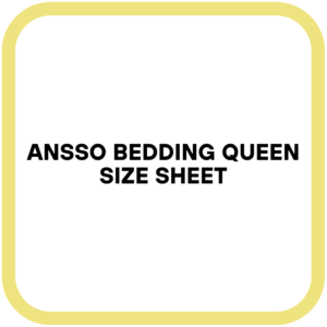 ANSSO Bedding Queen Size Sheet