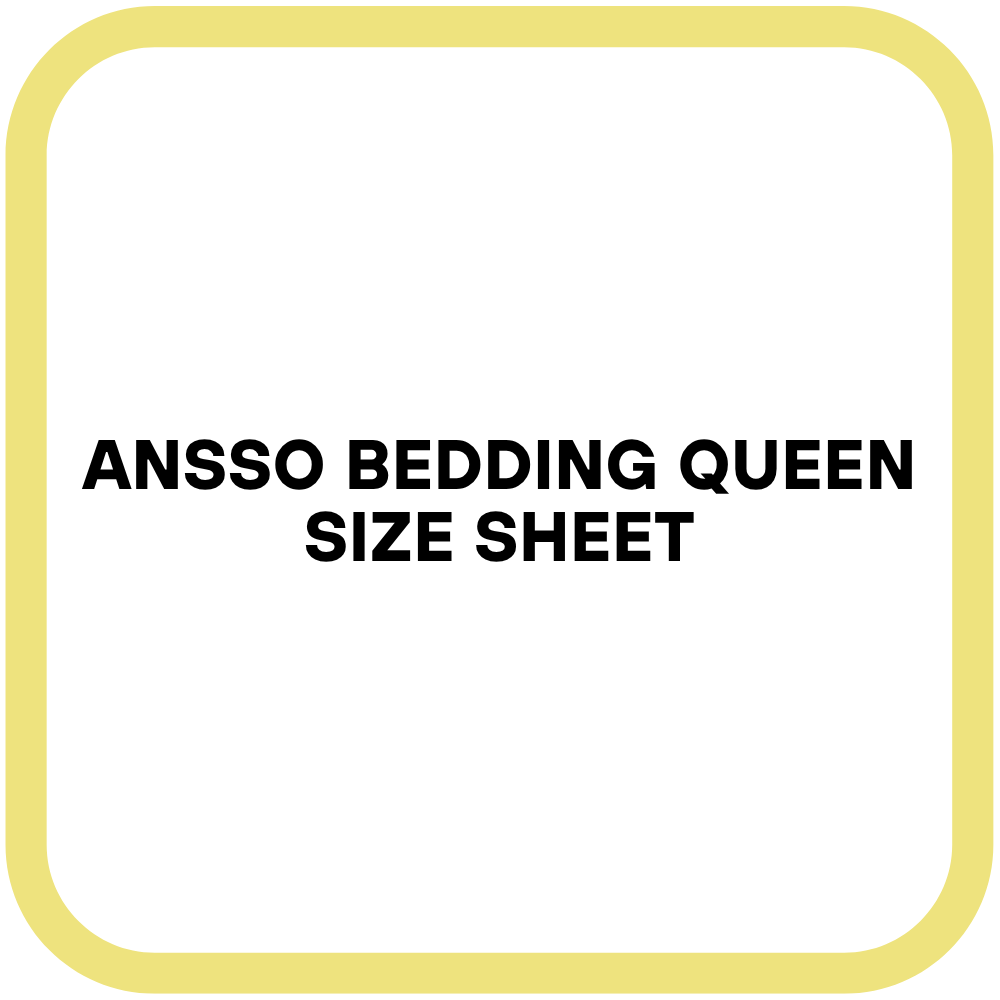 ANSSO Bedding Queen Size Sheet