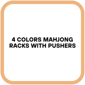 4 Colors Mahjong Racks with Pushers