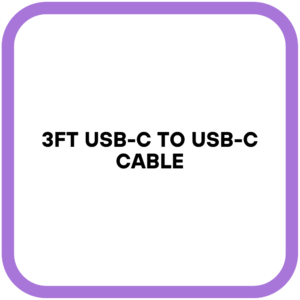 3ft USB-C to USB-C Cable