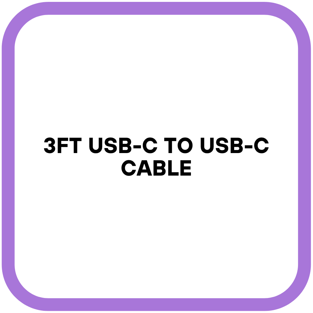3ft USB-C to USB-C Cable