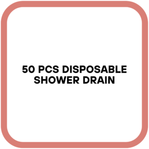 50 PCS Disposable Shower Drain