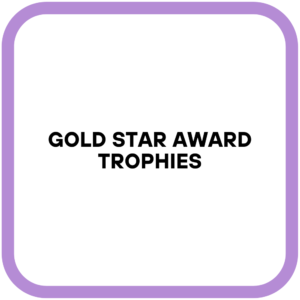 Gold Star Award Trophies
