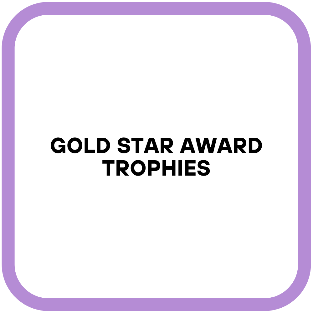 Gold Star Award Trophies