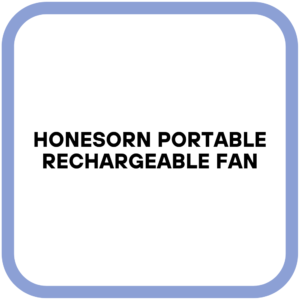 Honesorn Portable Rechargeable Fan