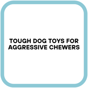 Tough Dog Toys for Aggressive Chewers