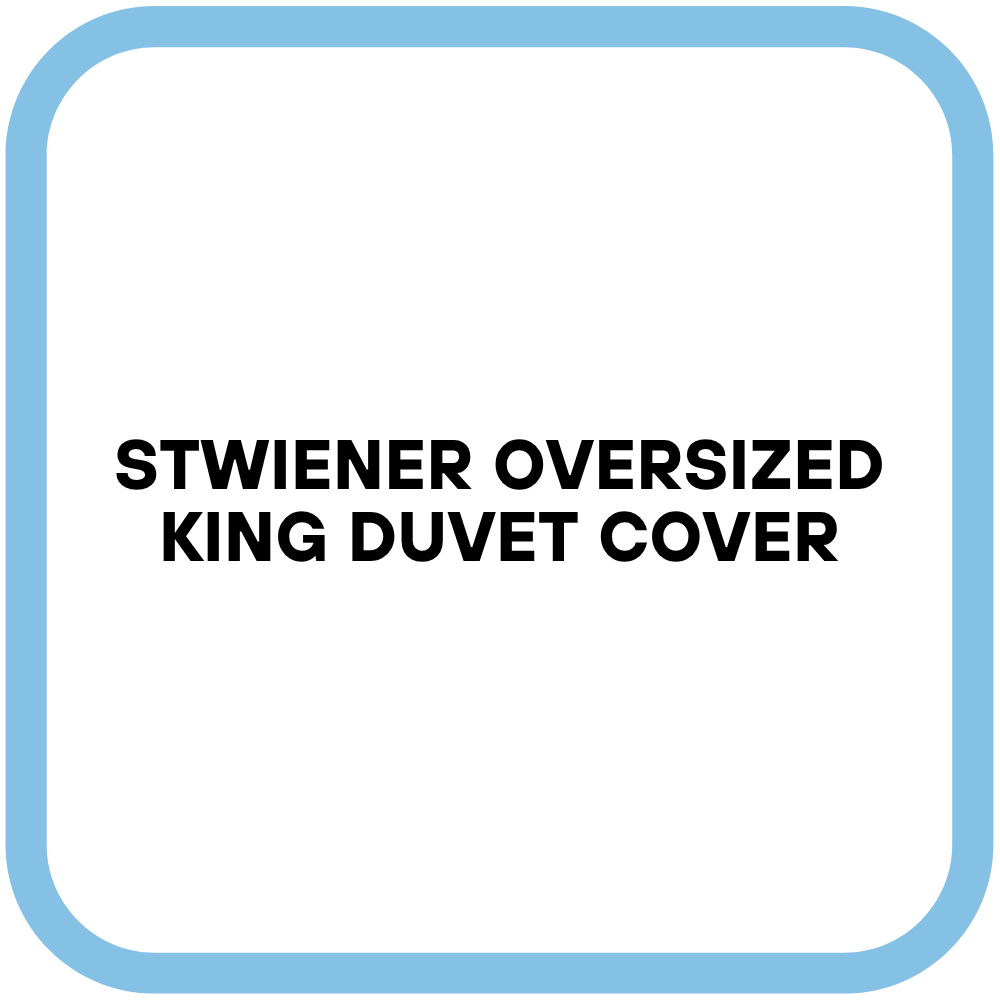 STWIENER Oversized King Duvet Cover