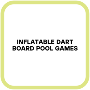 Inflatable Dart Board Pool Games