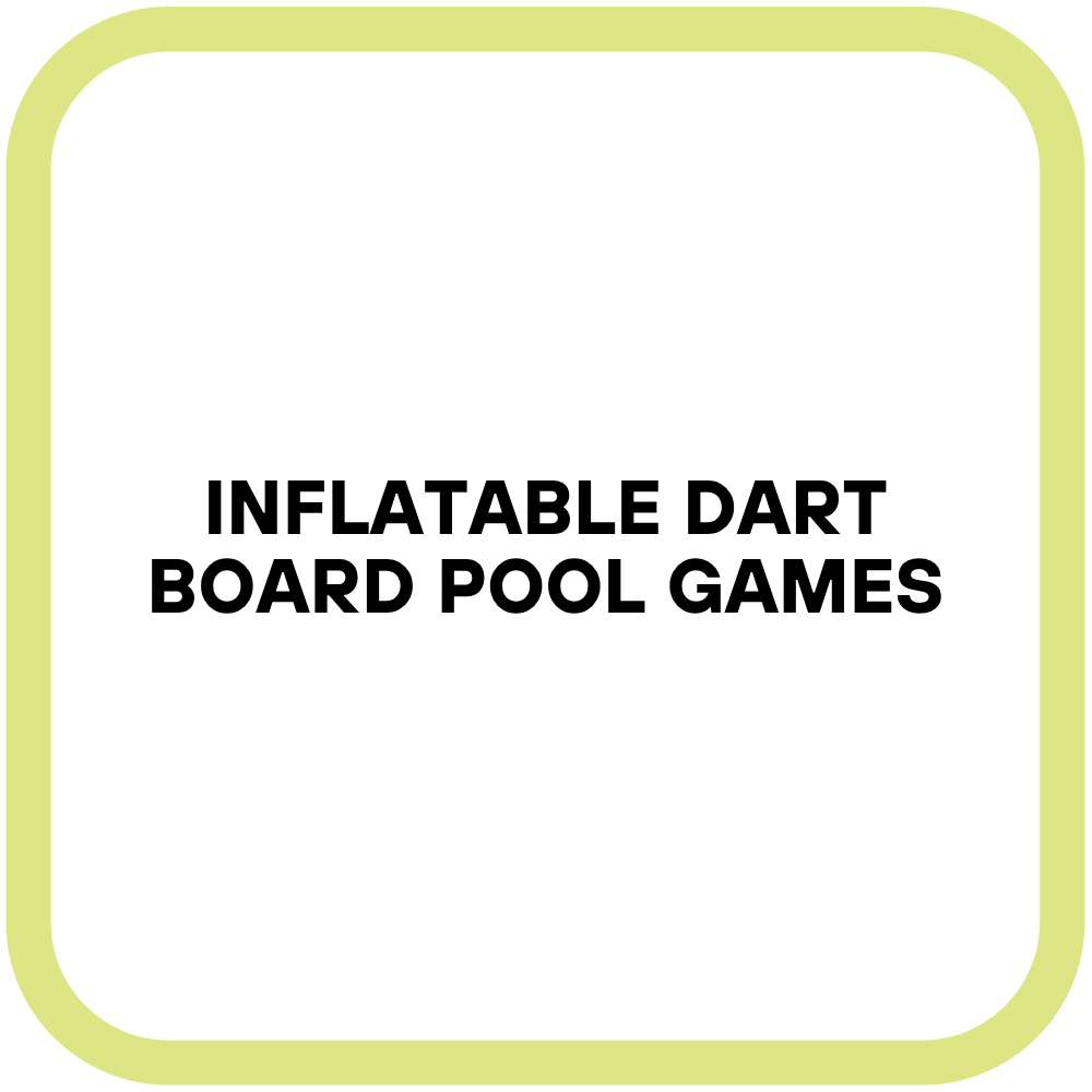 Inflatable Dart Board Pool Games