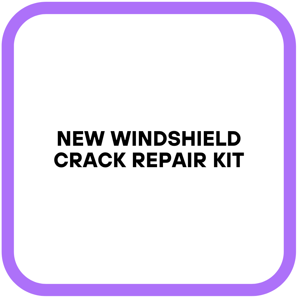 New Windshield Crack Repair Kit