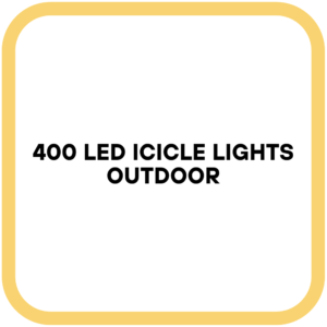 400 LED Icicle Lights Outdoor