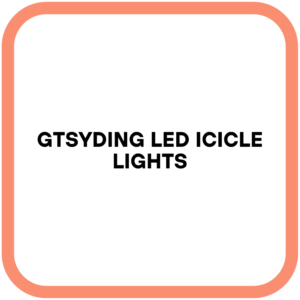 GTSYDING LED Icicle Lights