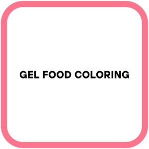 Gel Food Coloring