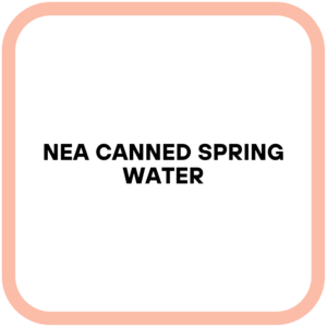 NEA Canned Spring Water
